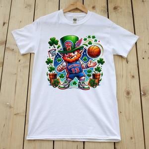 Detroit Pistons - Nba - St. Patrick_S Day T-Shirt - Unisex White T-Shirt